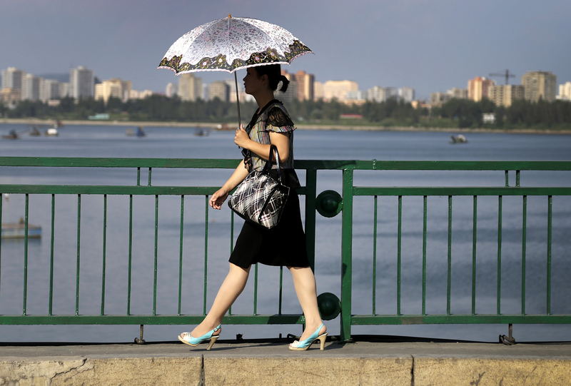 Young people rocking Pyongyang style