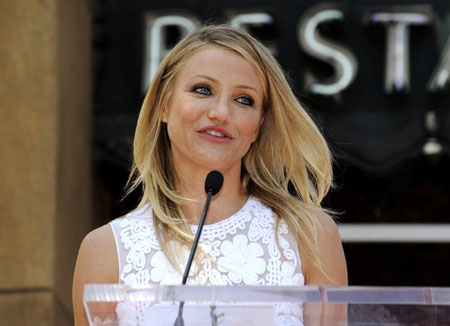 Cameron Diaz receives a star on Hollywood Walk of Fame