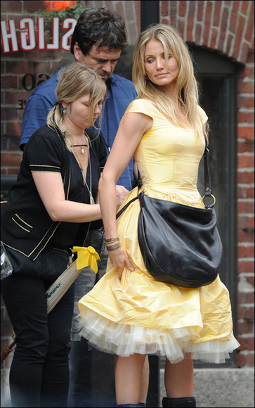 Tom Cruise and Cameron Diaz filming 'Wichita' in Boston