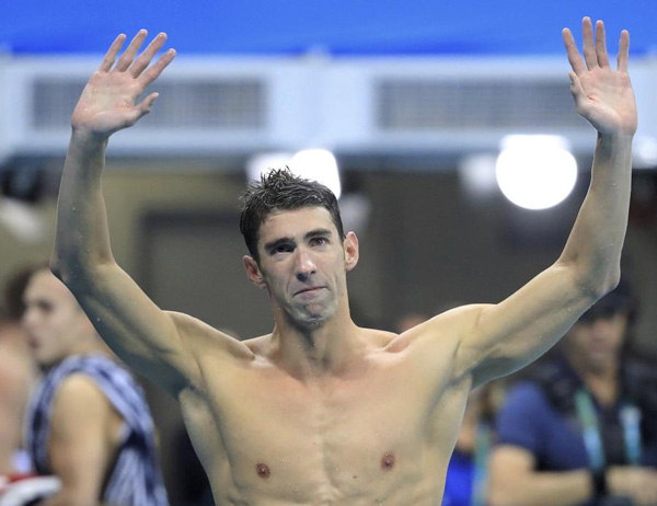 Phelps signs off with fairytale farewell