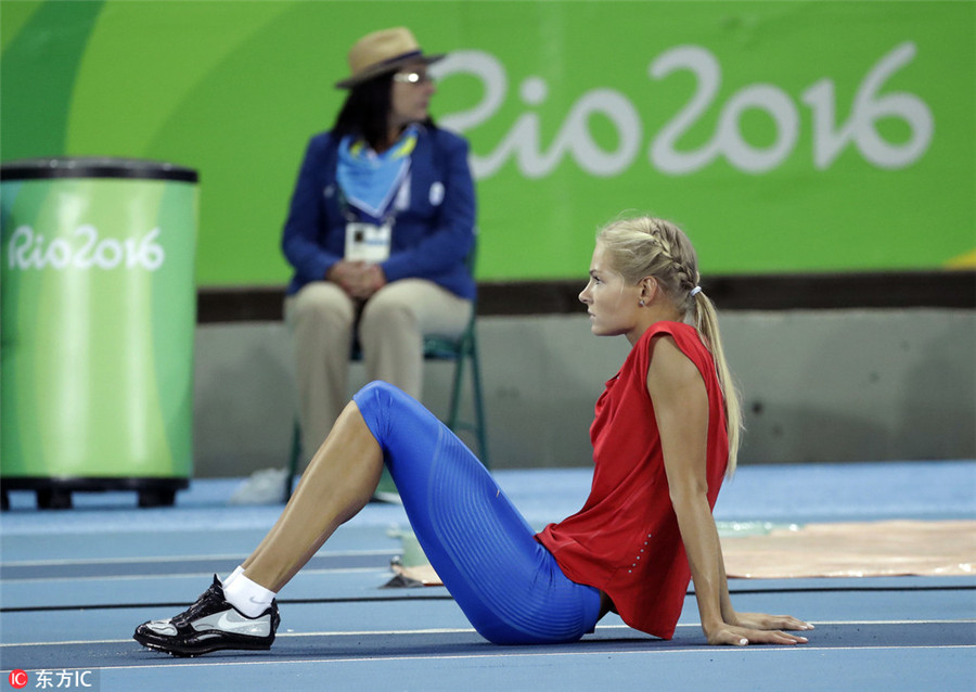 Klishina seeks Russian redemption in long jump final