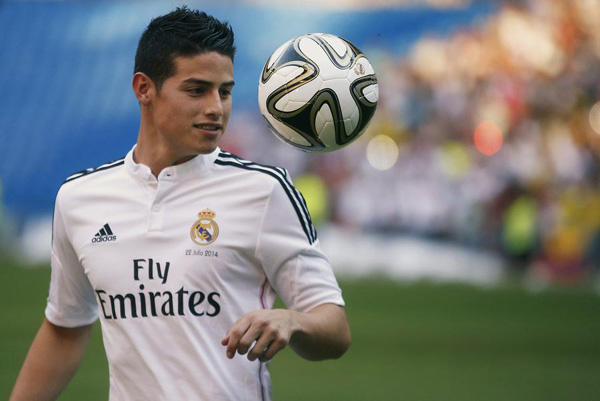 James Rodriguez signs 6-year deal with Real Madrid