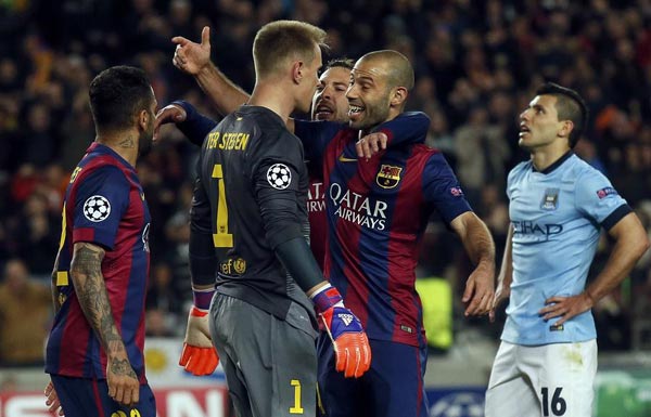 English giants sunk as Barca, Monaco advance to quarters