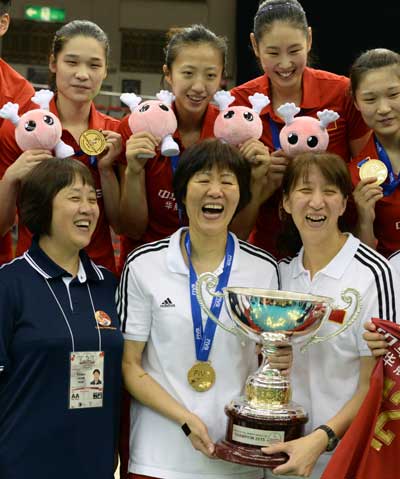 Lang Ping finally gets touch of first gold as head coach