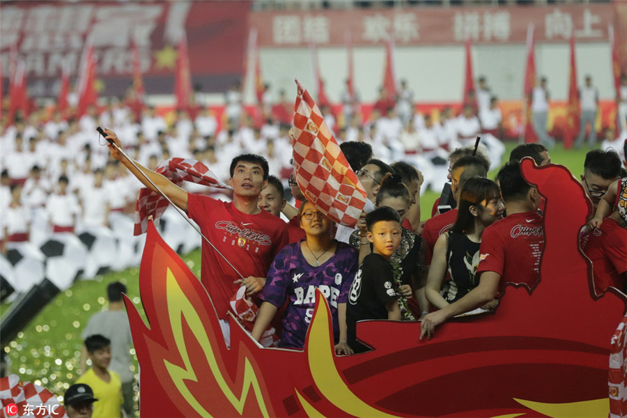 Guangzhou Evergrande claims 6th straight CSL title