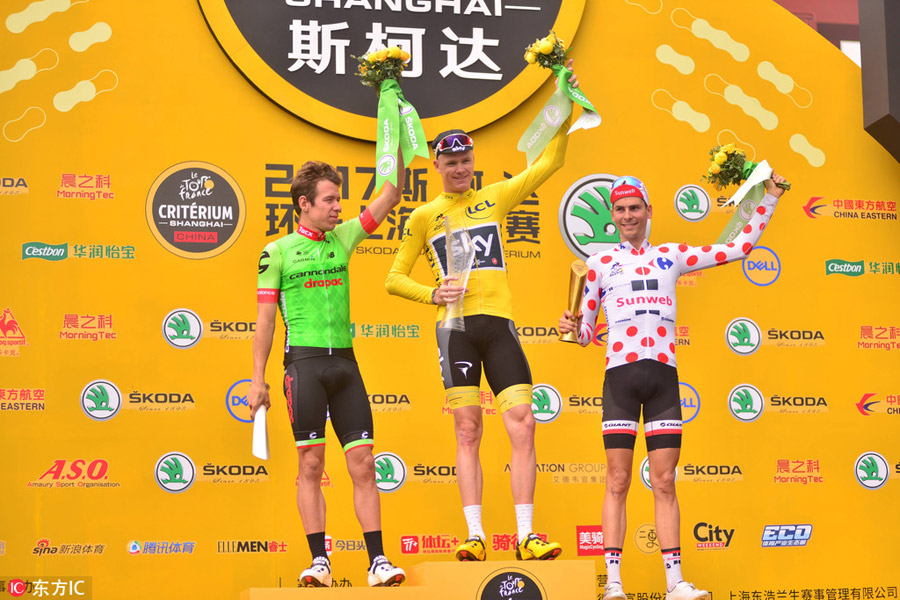 Froome conquers China, eyes 5th Tour de France title