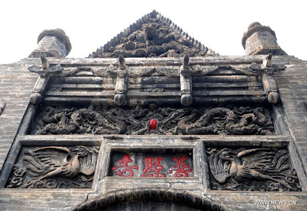 Scenery of Jueshan Temple in Lingqiu county, Shanxi province