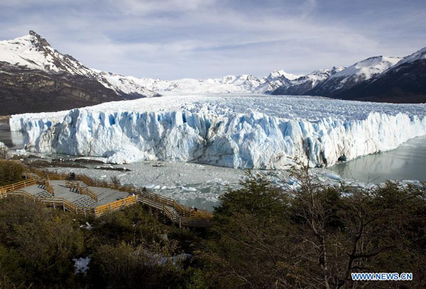 Scenery of Perito Moreno glacier in Argentina