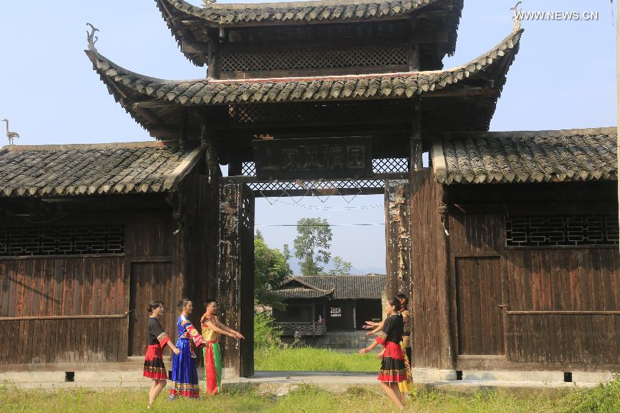 Scenery of Laifeng county in Central China's Hubei