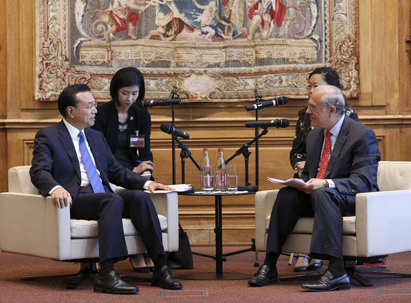 Premier Li welcomes OECD's role in China's modernization