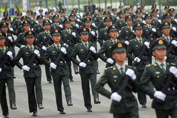 China rehearses V-Day parade