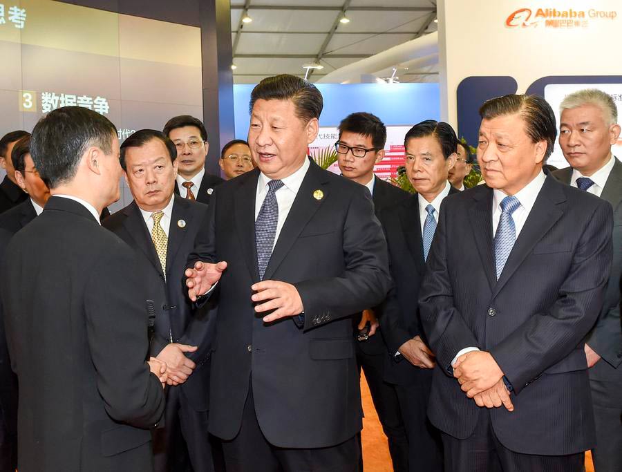 President Xi visits 'Light of the Internet' expo at 2nd World Internet Conference