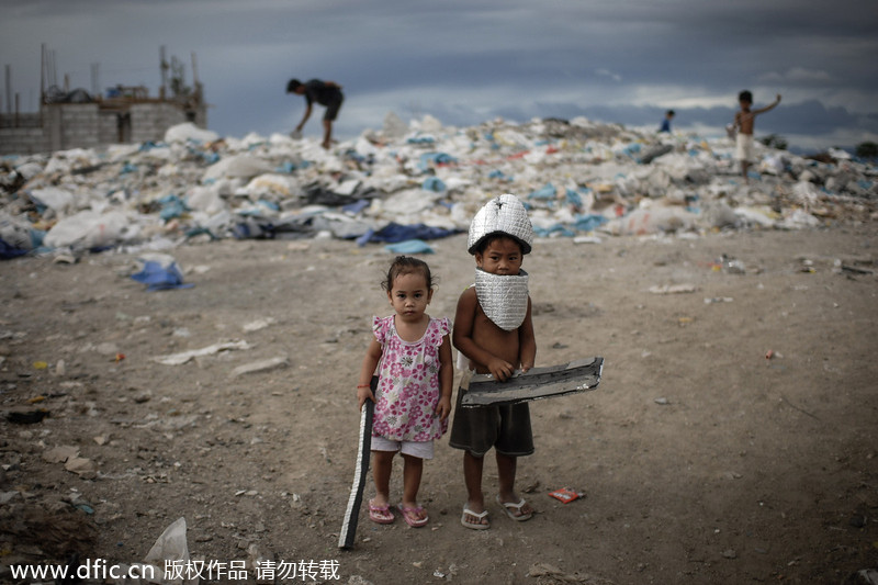 Childhood on the landfill