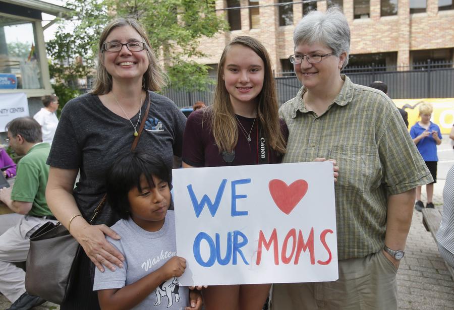 Gay rights supporters celebrate historic ruling