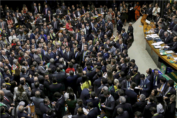 Brazil's Rousseff loses crucial impeachment vote in Congress