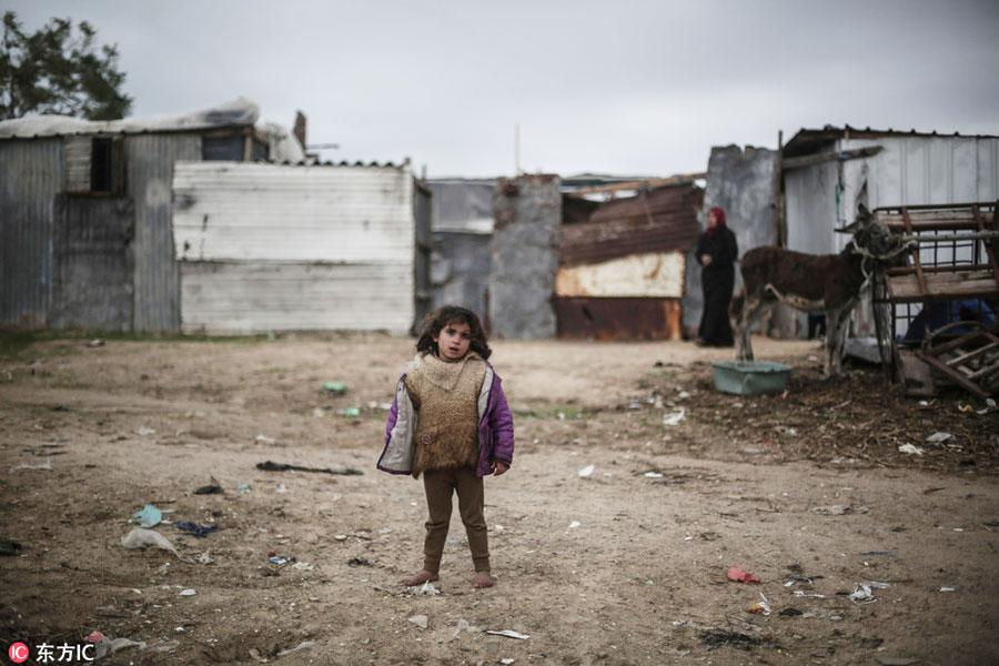 Faces in poverty-ravaged Gaza Strip