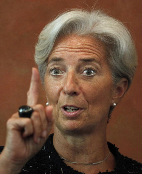 Lagarde backs more say for China at IMF